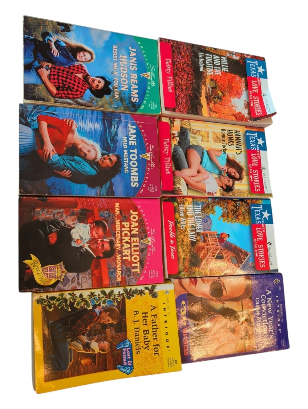 Harlequin Silhouette Vintage Romance Novel Book Bundle - Picture 2 of 3